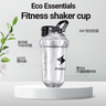 TRITAN - Sports Fitness Shaker Cup, Protein Shake Cup, 500ML with Scale Marks, Comes with Stainless